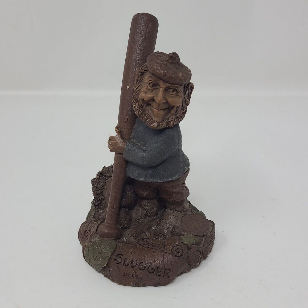 Vintage 1991 Tom Clark Gnome "Slugger" #5149 - Cairn Studio Baseball Decor
